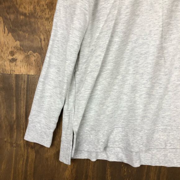 Thread & Supply Womens Sweatshirt Gray Cozy Life High Neck Stretch XS - Picture 3 of 12